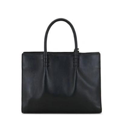 Shop Tod's Shopping Bag Medium In Black