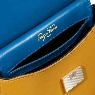 Shop Roger Vivier Viv' Cabas Mini In Leather