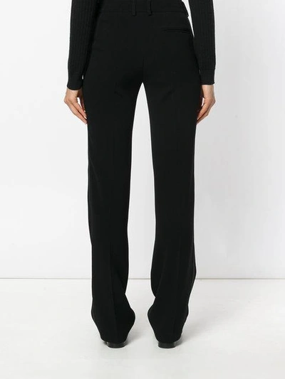 Shop Alberto Biani Straight Trousers In Blue