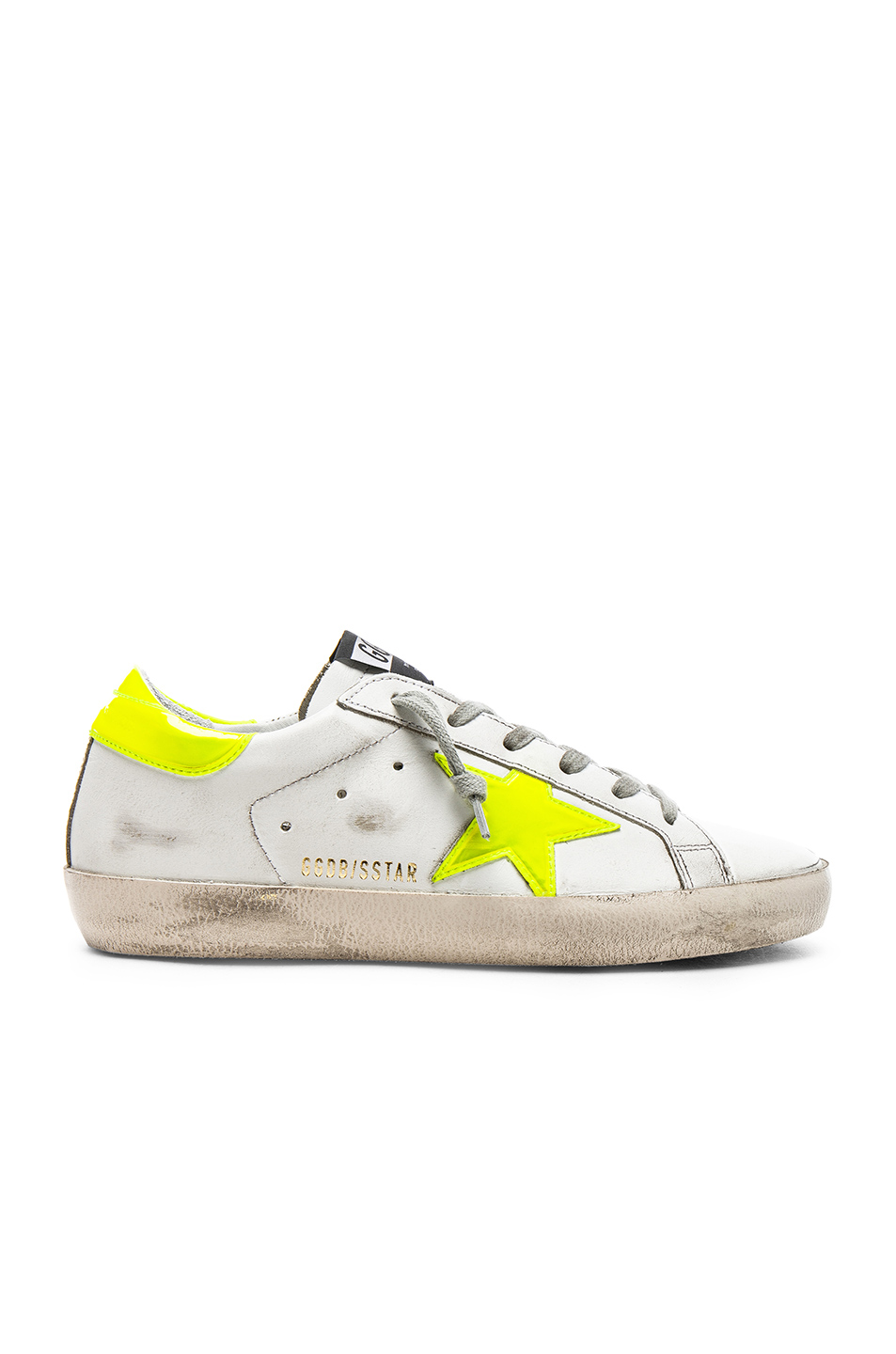 golden goose neon yellow