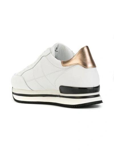 Hogan H222 Platform Sneakers In White | ModeSens