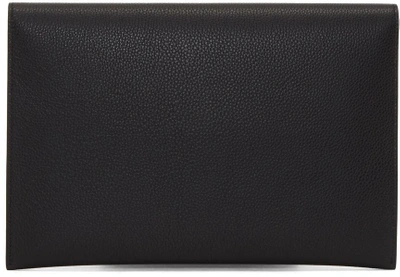 Shop Alexander Mcqueen Black Skull Envelope Clutch