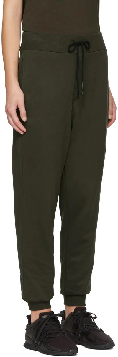 Shop Y-3 Green Classic Cuffed Lounge Trousers