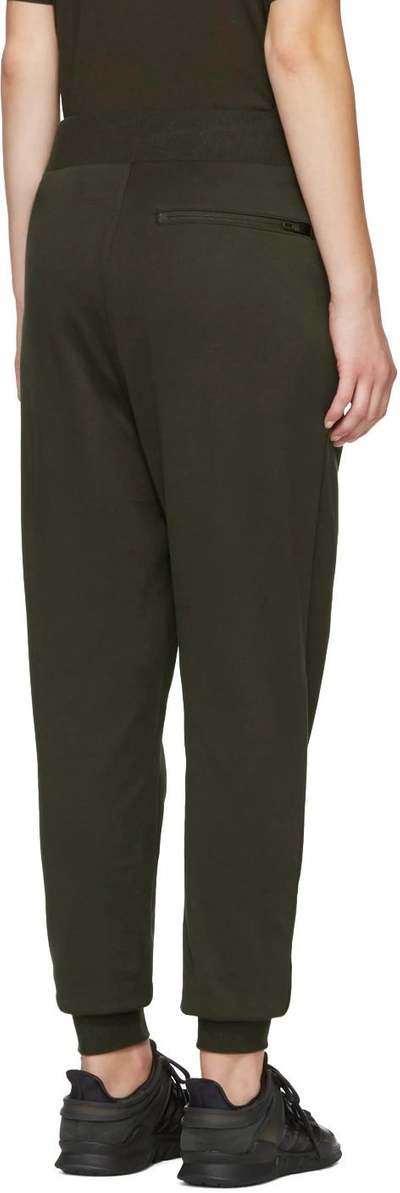 Shop Y-3 Green Classic Cuffed Lounge Trousers