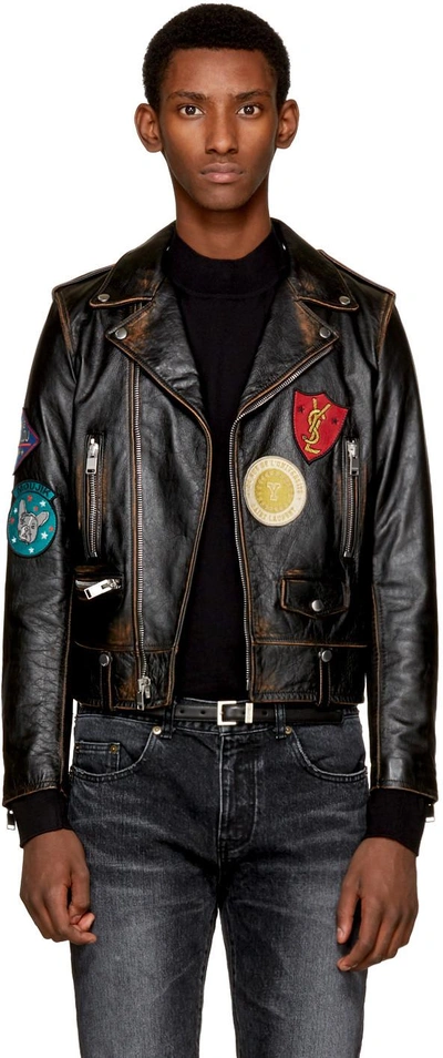 Saint laurent 2025 patch jacket