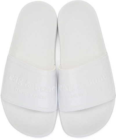 Shop Rag & Bone White Logo Slides