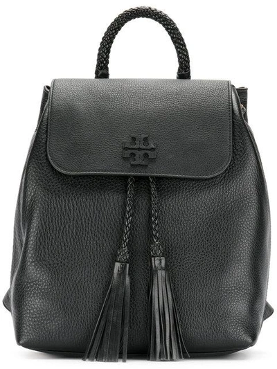 Taylor Textured Leather Backpack In Black