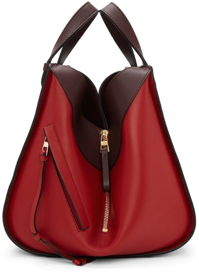 Shop Loewe Red Small Hammock Bag