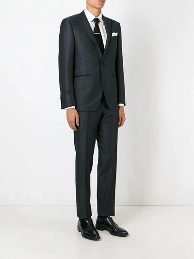 Shop Canali Two-piece Dinner Suit - Grey