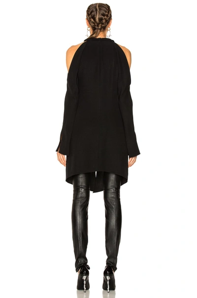 Shop Alexander Wang Cold Shoulder Top In Black