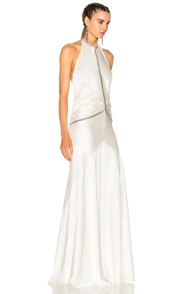 Shop Alexander Wang Backless Gown In White