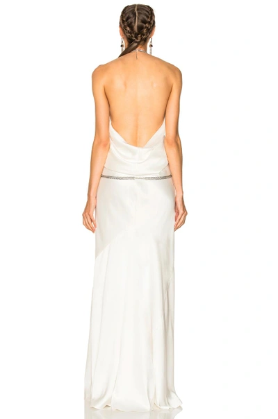 Shop Alexander Wang Backless Gown In White