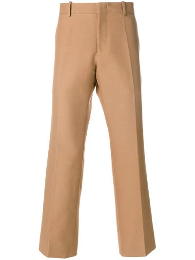 N°21 Cropped Straight Trousers In Brown