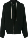 RICK OWENS RICK OWENS PANELLED HOODIE - BLACK,RU17F8794DD12214424