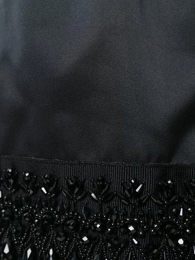 Shop N°21 Bead-embroidered Trim Miniskirt In Black