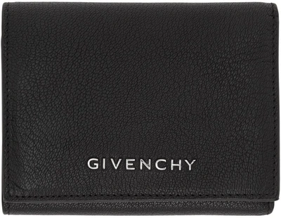 Shop Givenchy Black Pandora Trifold Wallet