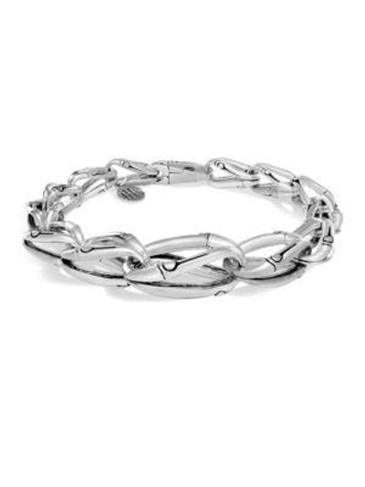 Shop John Hardy Bamboo Medium Silver Graduated Link Bracelet