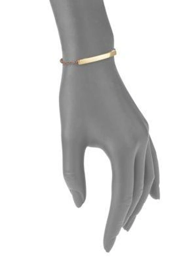 Shop Monica Vinader Linear Friendship Bracelet/gold In Gold-multi