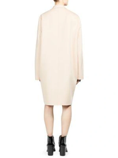 Shop Acne Studios Landi Double Coat In Pale Pink