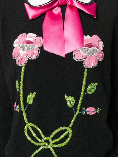 Shop Gucci Embroidered Jumper