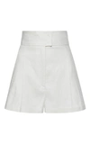 BARBARA CASASOLA High Waisted Linen Shorts
