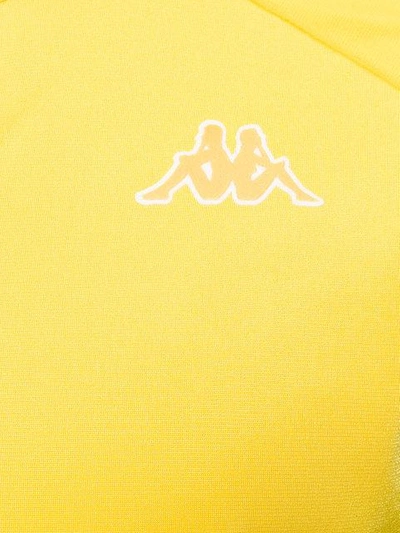 Shop Kappa Zipped Sport Jacket - Yellow