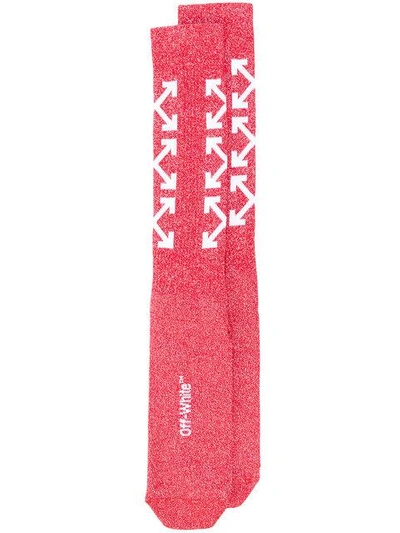 Off-white Arrows Socks - Red