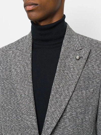 Shop Kasun London Orb Lapel Pin In Metallic