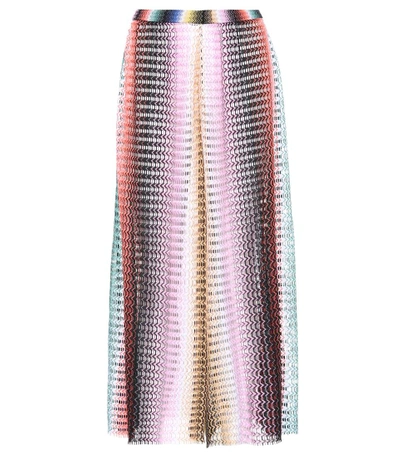 Missoni Striped Skirt In Llack Multi