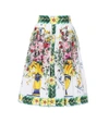 DOLCE & GABBANA Printed cotton skirt