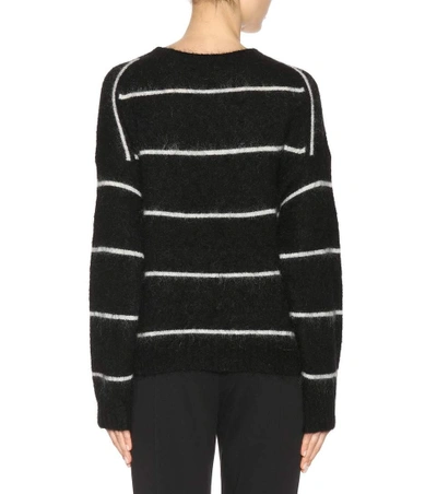 Shop Acne Studios Rhira Mohair-blend Sweater In Black