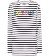 ETRE CECILE Striped long-sleeved cotton shirt