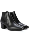 TOD'S LEATHER ANKLE BOOTS,P00277680