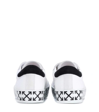 Shop Off-white Vulcanized Arrow Low-top Sneakers In White