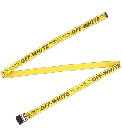 Shop Off-white Nylon Industrial Belt In Yellow Lla