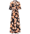 GANNI Geroux floral-printed silk dress