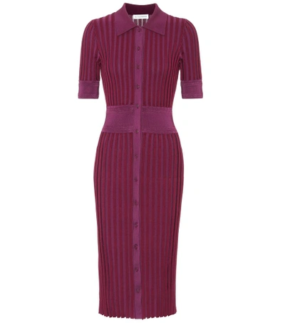 Altuzarra Olivia Stretch-jersey Dress In Port