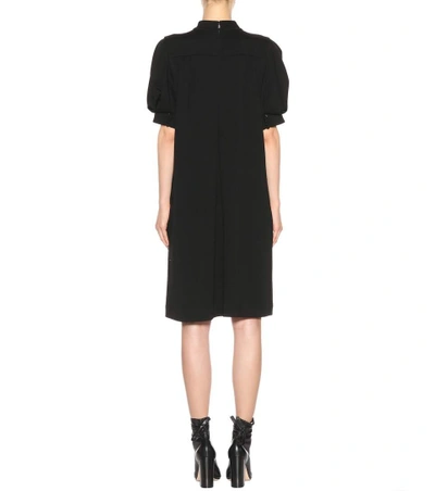 Shop Chloé Wool Dress In Black