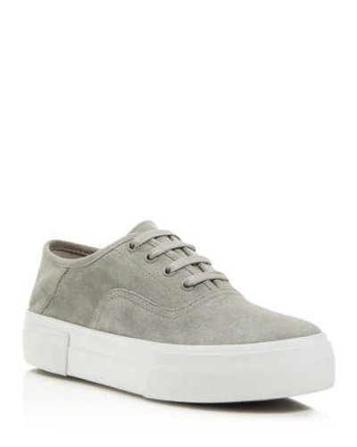 Vince Women's Copley Suede Lace Up Sneakers In Cloud Gray