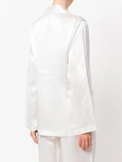 Shop La Perla Pyjama Set In White