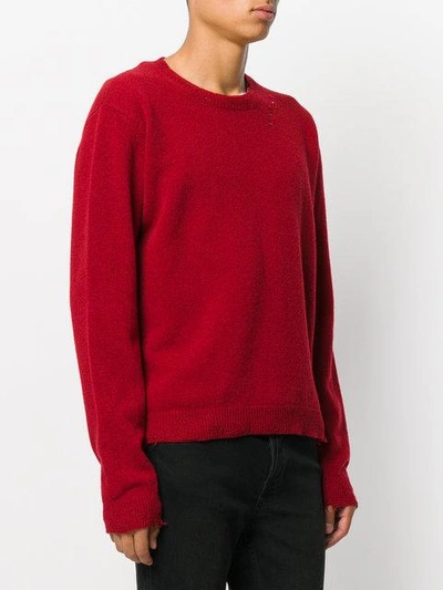 Shop Golden Goose Classic Knitted Sweater In Red