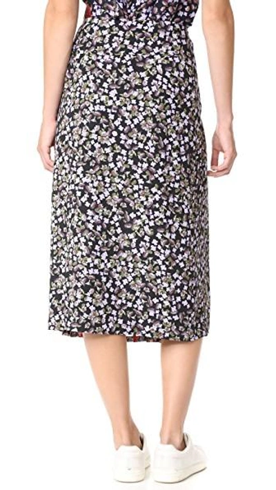 Shop Mother Of Pearl Mittie Skirt In Violets/rosetta