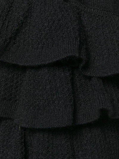Shop Dsquared2 Ruffled Dress - Black