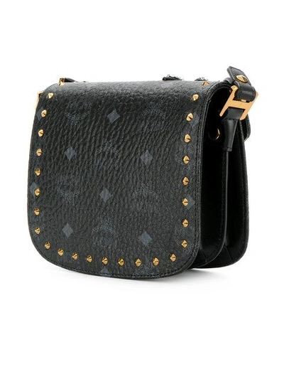 Shop Mcm Mini Patricia Crossbody Bag In Black