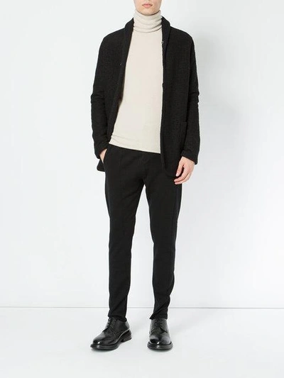 Shop Label Under Construction Slim-fit Tailored Trousers - Black
