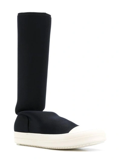 Shop Rick Owens Drkshdw Sneaker Boots In Black