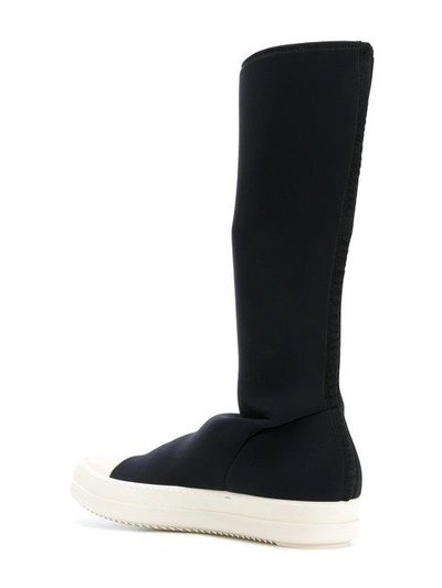 Shop Rick Owens Drkshdw Sneaker Boots In Black