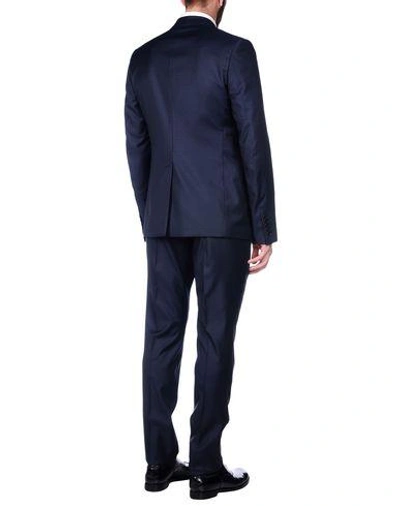 Shop Gucci Suits In Dark Blue