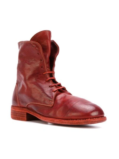 Shop Guidi Lace In Red
