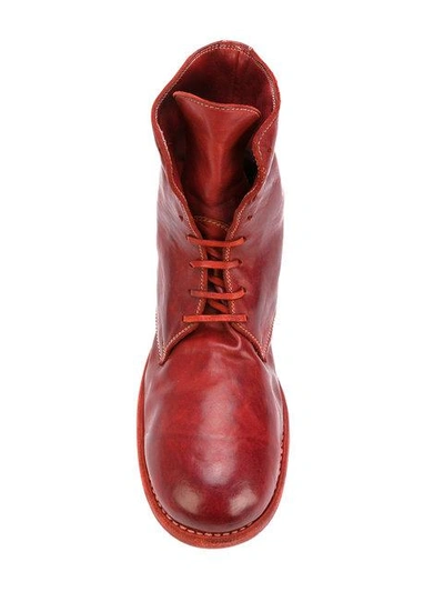 Shop Guidi Lace In Red